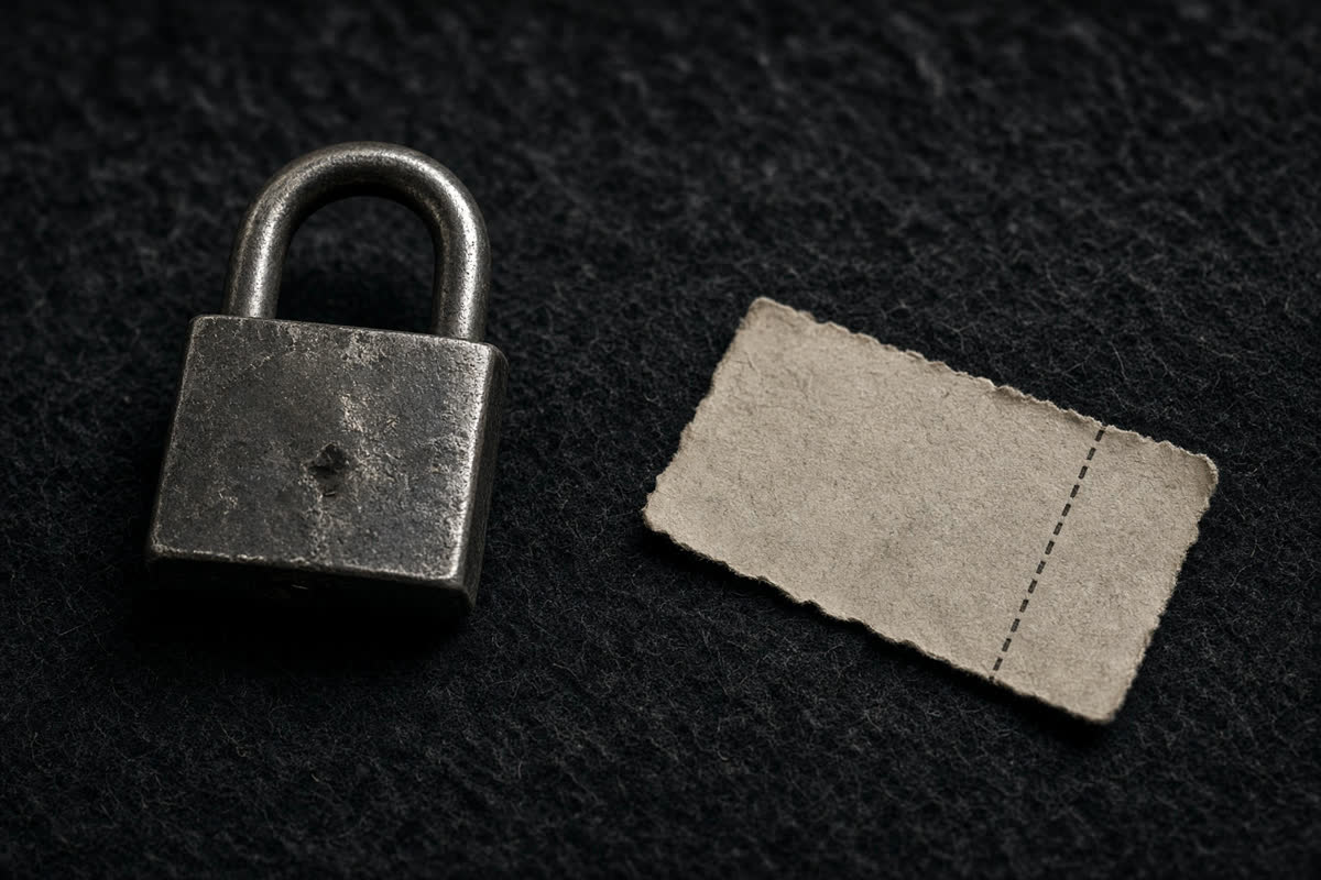 Lock and job ticket
