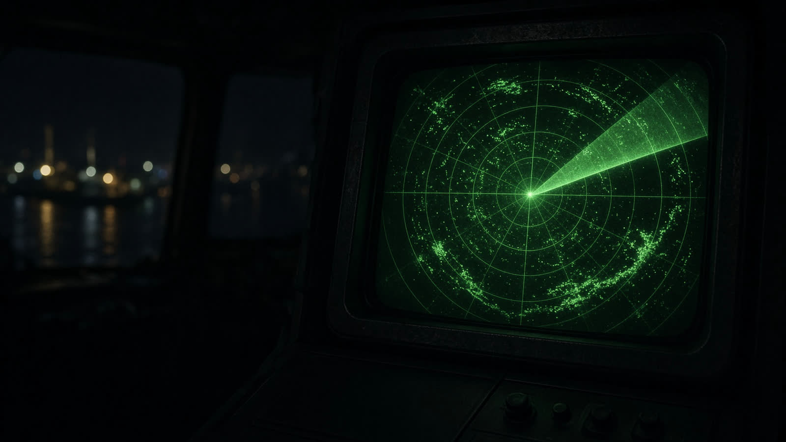 Harbor radar console